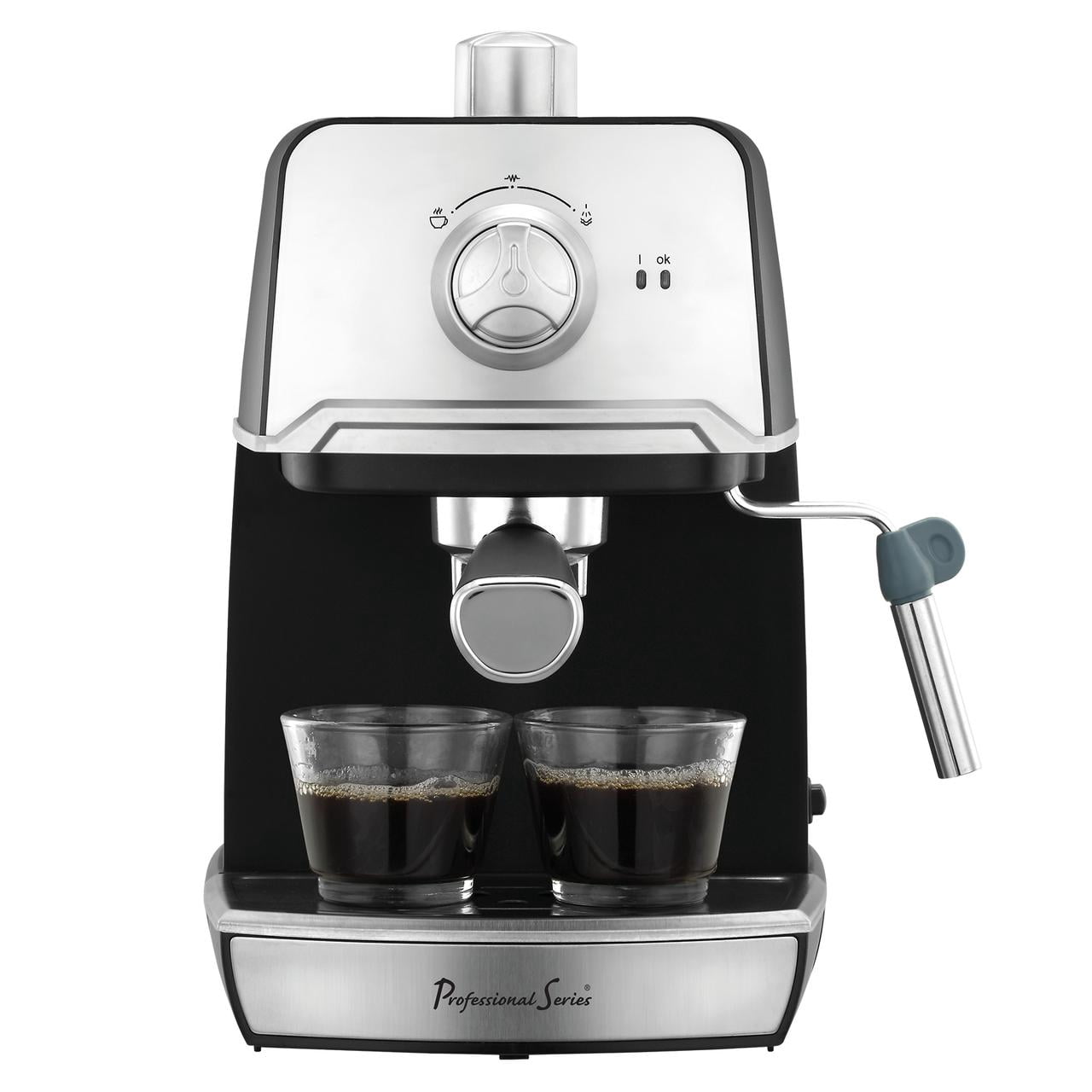 Continental Espresso Maker 20-Bars of Pressure Die-Cast Boiler, Condition New