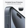 thumbnail image 6 of Anker Screen Protector, Bubble-and-Dust-Free iPhone HD Tempered Glass, Durable and Drop-Proof with 9H Hardness, Easy Installation Exclusively for iPhone 16 Plus 6.7-Inch (2-Pack), 6 of 6