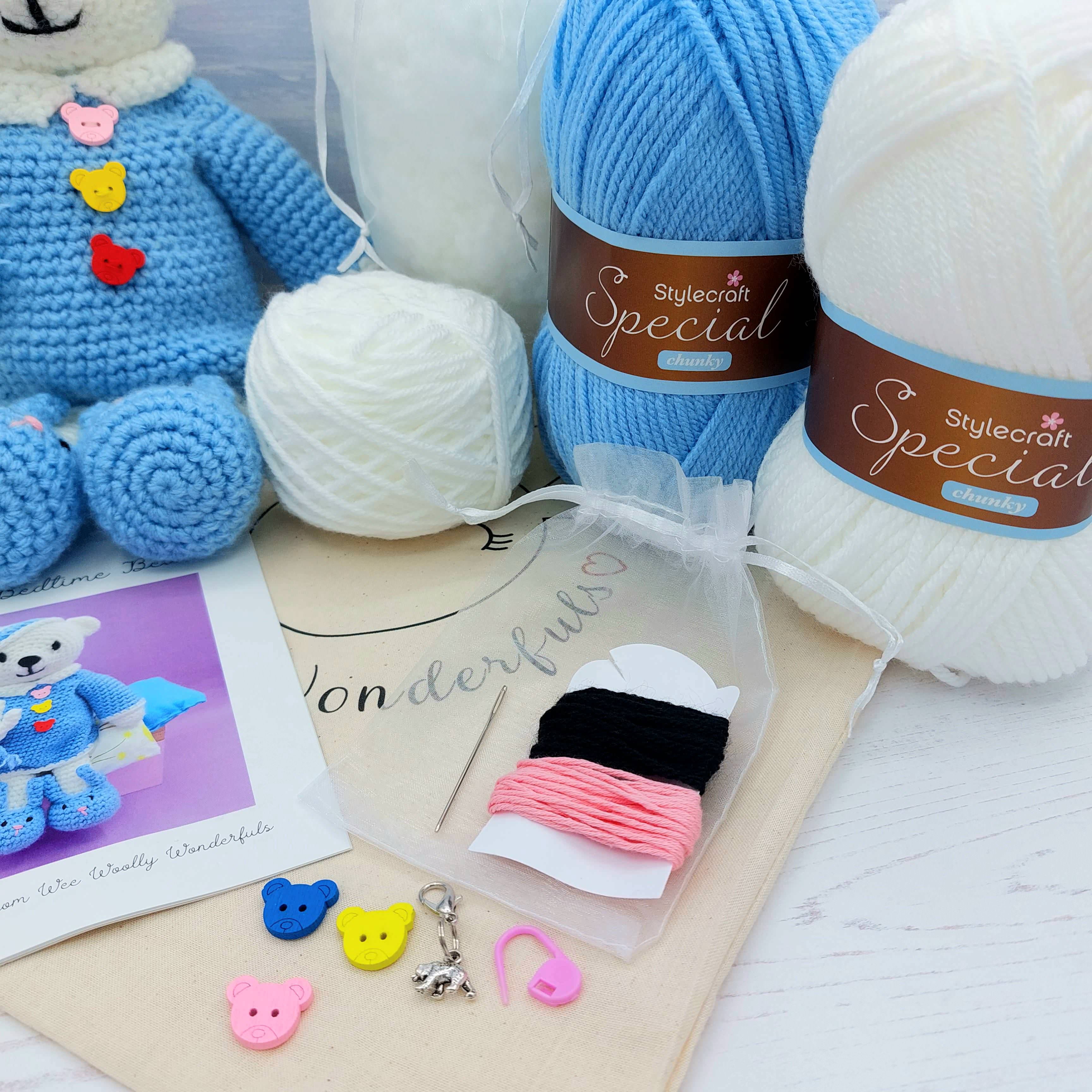 Bobby the Bedtime Bear Crochet Kit