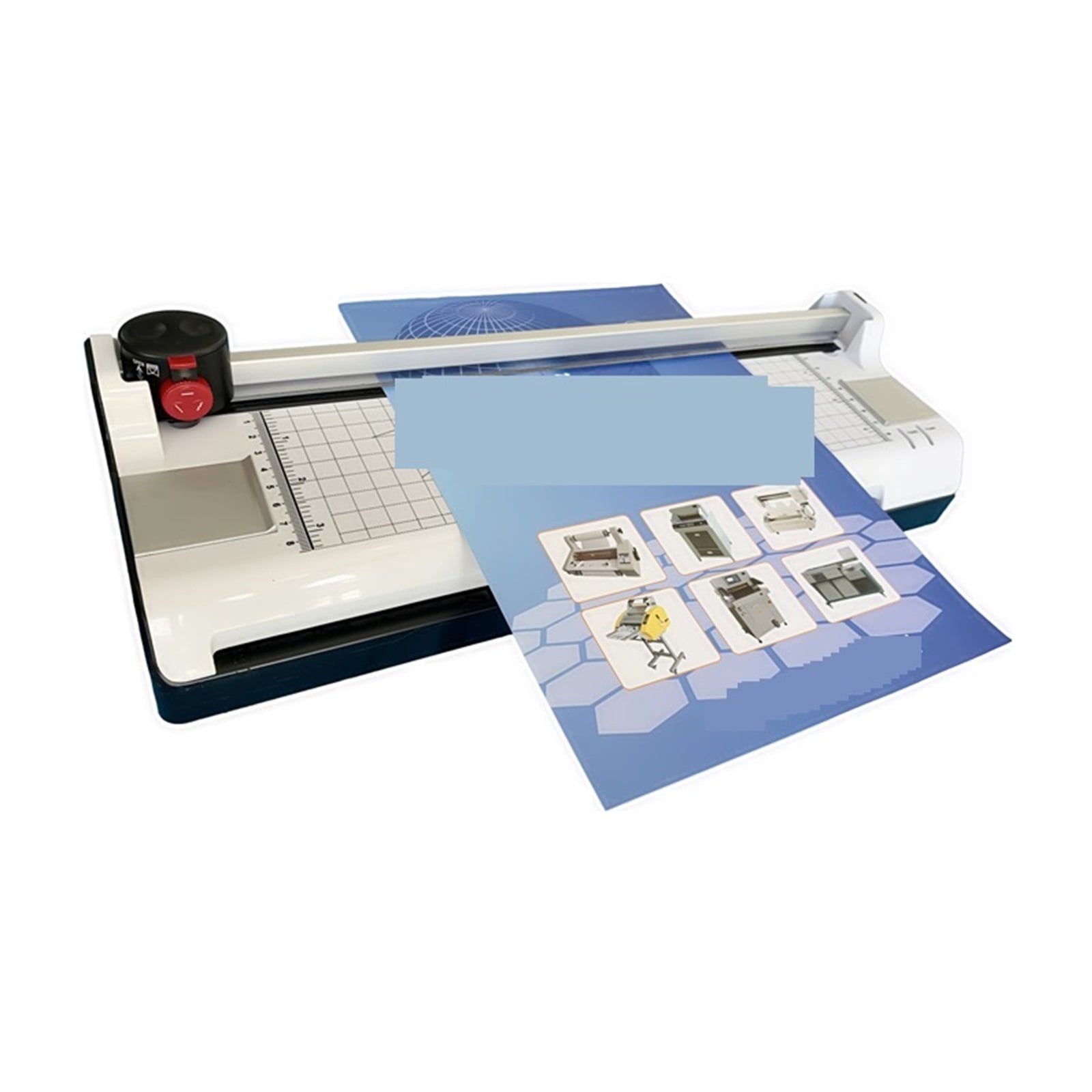 Laminator Cutter Machine Hot Cold Laminating Machine Two Rollers A4 Size Document Photo Laminator