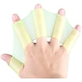 thumbnail image 1 of -Frog Silicone Hand Swimming Fins Handcuffs Flippers Swim Palm Finger, 1 of 3