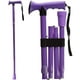 thumbnail image 1 of Bastón HealthSmart plegable, suave y cómodo, color lavanda, 1 of 7