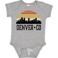 thumbnail image 3 of Inktastic Denver Colorado Skyline Vintage Boys or Girls Baby Bodysuit, 3 of 5