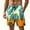 Multicolor, variant on Zylanna Men's Board Shorts with Pockets, Swim Trunks Quick Dry Drawstring Elastic Waist Hawaiian Print Casual Summer Beach Shorts for Men Multicolor