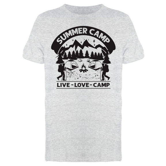 Summer Camp Live Love Camp Tee Men's -Image by Shutterstock