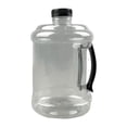 thumbnail image 3 of Botella de agua reutilizable de 1,5 l vacía con tapón de rosca para ceremonias, deportes y barbacoas. negro, 3 of 8