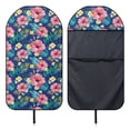 thumbnail image 5 of KUIFORTI Waterproof Car Seat Protector Non-Slip Sweat Towel Seat Cover, Washable for Gym Workouts Running Swimming Hiking, Fits Cars SUVs Trucks Tropical Hibiscus Print, 5 of 7