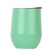 thumbnail image 3 of Vasos de Cerveza Agua Café Té 12 Oz Vasos Bebida Helada Copa Vino Aislada Resistente para al Aire Libre Camping Verde claro Macarena Vaso de vino de acero inoxidable, 3 of 8