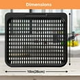 Air Fryer Cooking Tray for Instant Vortex Plus10 Quart, 2 PCS Food