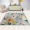 thumbnail image 2 of Yayeee Area Rugs for Living Room 6.7'x4.8' Indoor Non Slip Washable Bedroom Carpet, Floral Pattern, 2 of 5