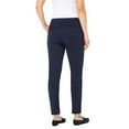thumbnail image 2 of LVPL Ladies' Pull-On Mid-Rise Trouser Pants, Navy, 14/32, 2 of 2