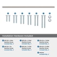 thumbnail image 5 of Amerock Bar Pulls 24 inch (610mm) Center-to-Center Satin Nickel Appliance Pull, 5 of 8