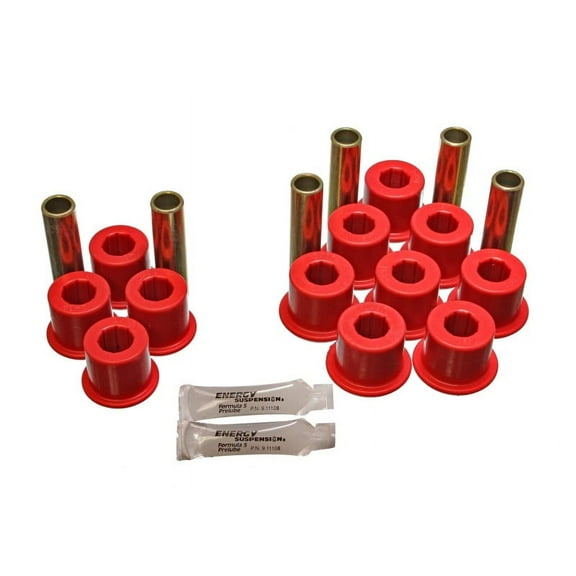 Energy Suspension Rear Spring Bushing Set - Red Fits select: 1997-2001 DODGE DAKOTA