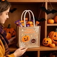 thumbnail image 6 of Celsvanis Halloween Trick or Treat Bag Reusable Candy Tote, Cute Printed Gift Bag for Halloween Night Candy Collectio Party Favors Storage, 6 of 6