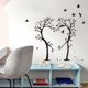 thumbnail image 1 of Pegatinas de pared oso de fresa Ramas de amor adhesivos murales 40 x 45 cm, 1 of 5