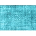 thumbnail image 1 of Ahgly Company Indoor Rectangle Persian Light Blue Traditional Area Rugs, 8' x 12', 1 of 4