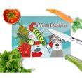 thumbnail image 2 of Carolines Treasures Snowman with Schnauzer Glass Cutting Board Large 12H x 16W multicolor, 2 of 2