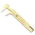 thumbnail image 3 of Kit de herramientas Lylong Mini escala de latón 80/100 mm Calibre deslizante Calibrador Vernier Regla Herramienta de medición 100 mm, 3 of 7