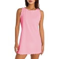 thumbnail image 1 of Vestidos de playa para mujer Vestidos sin tirantes para las vacaciones de verano Nituyy Mini vestido sin mangas, 1 of 5