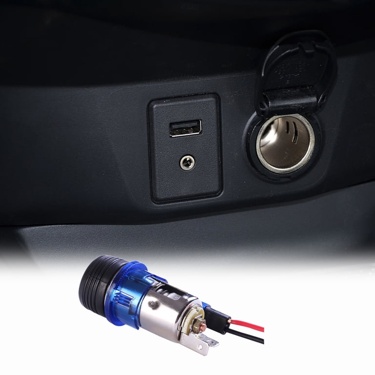 MERILER 12V Universal Car Cigarette Lighter - Quick Heating, Nighttime  Visibility, and Mobile Charging for Cars and Motorcycles - Portable Power  Source for All Your Electronic Devices