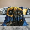 thumbnail image 2 of Autua Pirates Blanket Ship Nautical Blue Adventure Marine Super Soft Bedding Fleece Throw Blanket Microfiber Flannel Blankets Couch Sofa Warm Lightweight for Boys Girls 50x60in, 2 of 6