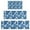 Blue Camouflage Bigfoot, variant on Blue Camouflage Bigfoot Pattern Kitchen Rugs Sets Of 3,Kitchen Runner Rugs Non Skid Washable,Decorative Kitchen Floor Mats for Kitchen,Sink,Laundry,17"x30" 17"x47" 17"x59"