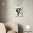 thumbnail image 5 of Green Vase I Minimalistic Botanical Art Prints Canvas Wall Art by Art Remedy, Gallery Wrapped, 10"x15", 5 of 7