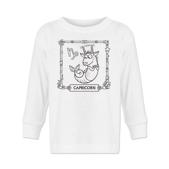 Capricorn Animal Long Sleeve Toddler -Image by Shutterstock, 5 Toddler