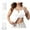 White, variant on Women's Plus Size Padded Camisole with Built-in Bra, Sexy V Neck Removable Pads Tank Top, Solid Adjustable Strap Layering Vest