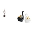 thumbnail image 1 of Estatua de arte abstracto,Estatua de arte abstracto Escultura de resina moderna,Colección creativa de figuras de resina y artesanías,estatua de cisne,Estatuas y figuras de cisnes de cerámica, 1 of 8