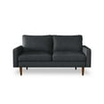 thumbnail image 3 of Koby Home Sleeper Sofa Couch 70" Linen Sofas Modern Couches for Living Room Dark Gray, 3 of 5