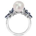 thumbnail image 5 of Everly Women's Cultured Pearl 14k White Gold Ring, 5 of 9
