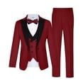 thumbnail image 1 of Conjunto de traje formal para niños, talla 12, corte ajustado, azul real, 1 of 7