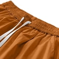 thumbnail image 2 of EOYWHK Beach Shorts with Pockets Elastic Waist Stretchy Mens Casual Shorts Soft Lightweight Breathable Casual Activewear for Men Coffee, Size XL, 2 of 8