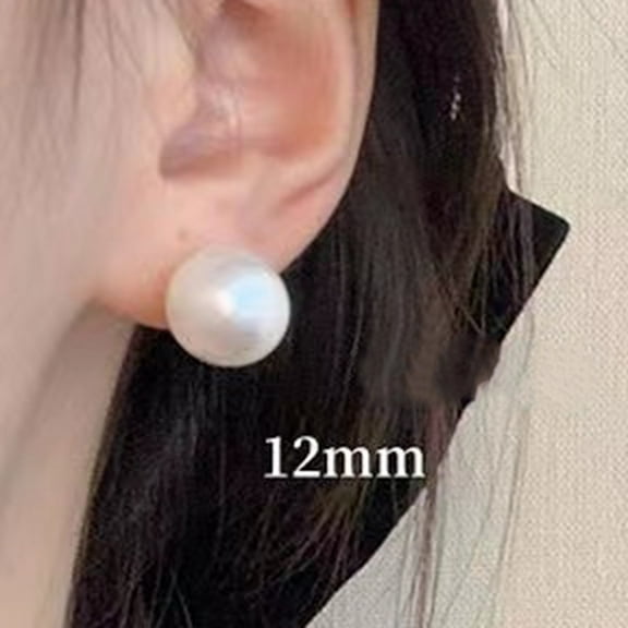 Stylish Simulated Pearl Ball Earrings Comfortable Wear for All Day Use