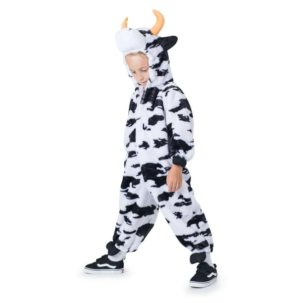 Mono de felpa para niños pequeños Costume Dress Up America Cow