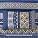 thumbnail image 2 of Juego de edredón WONGS BEDDING, color azul marino, tamaño king size, con 2 fundas de almohada, 2 of 5