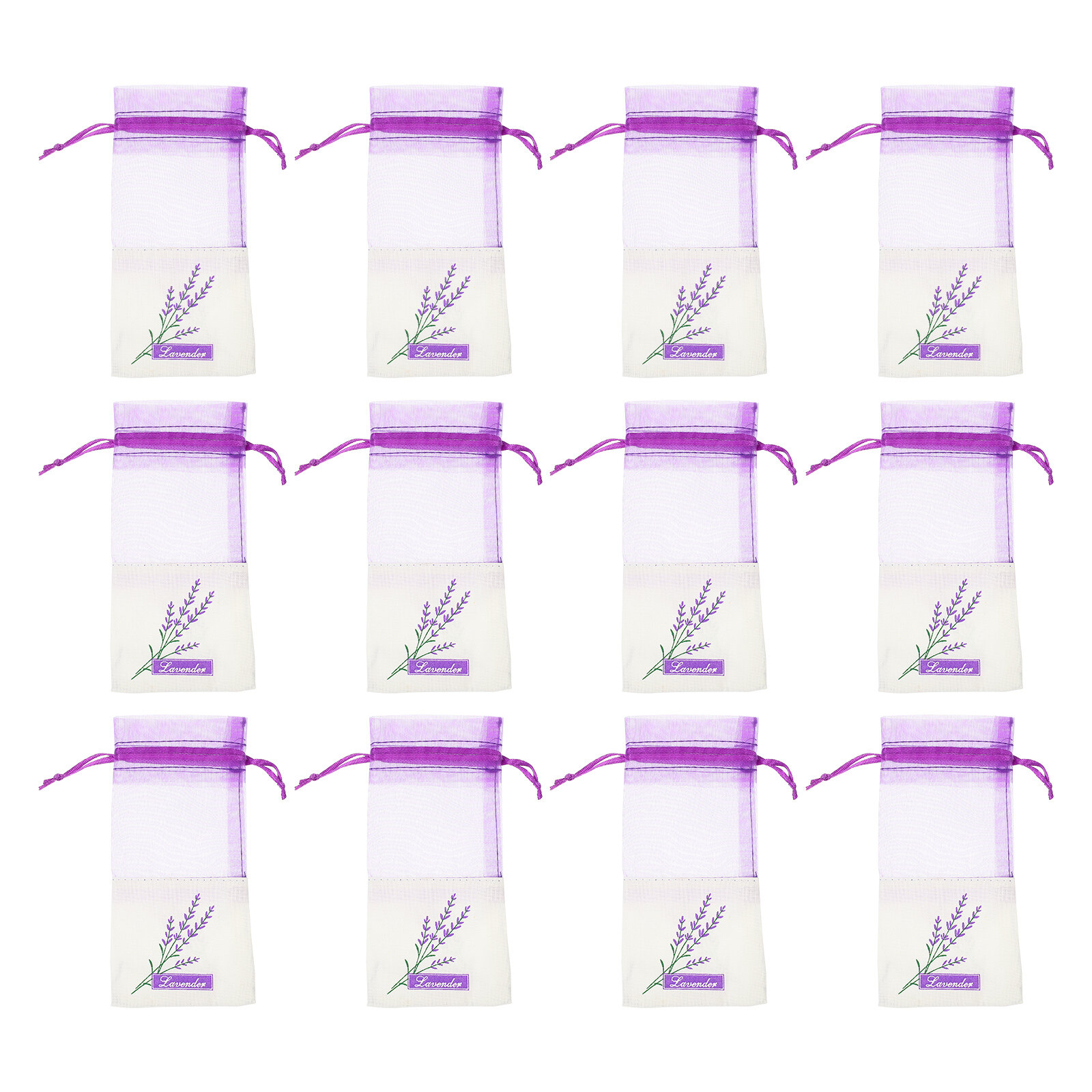 12pcs Empty Sachet Bags Multipurpose Drawstring Bags Herbal Sachets