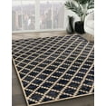 thumbnail image 2 of Ahgly Company Indoor Square Abstract Charcoal Black Abstract Area Rugs, 8' Square, 2 of 6