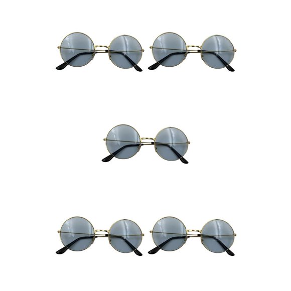 Soidarity Gafas de sol Colores surtidos Gafas de sol Fiesta de baile multifuncional Estilo novedoso Peso ligero para mujeres Dorado, azul dorado, azul 5Conjunto