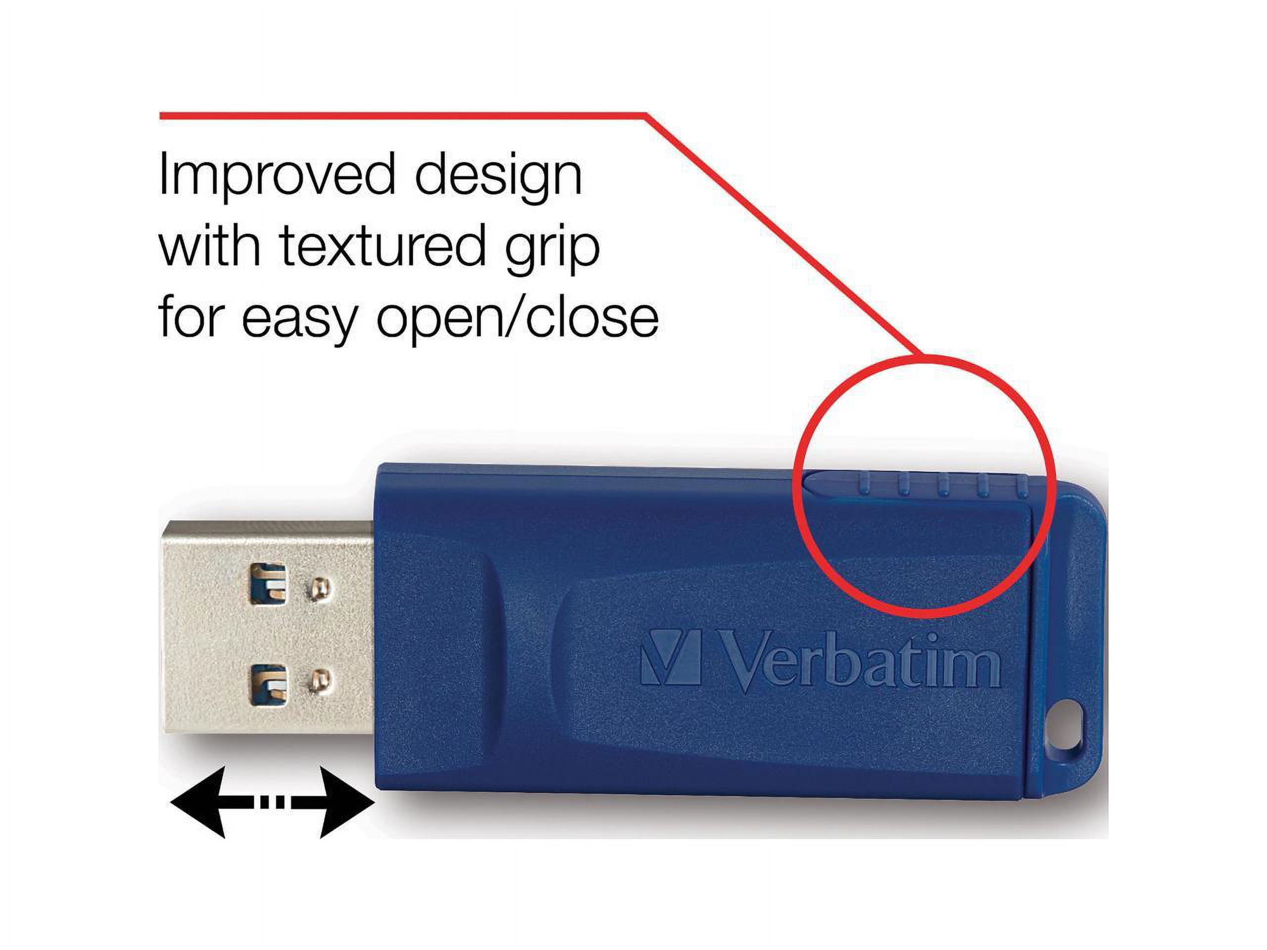Verbatim 64GB Store 'n' Go USB Flash Drive - PC / Mac Compatible - 2pk - Blue, Green
