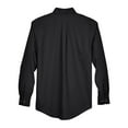 thumbnail image 5 of Devon & Jones D620T Men's Crown Collection Tall Broadcloth Woven Dress Shirt-Black-2XLT, 5 of 5