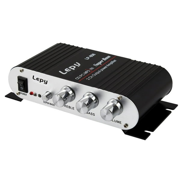 Voiture Moto Puissance Amplificateur HIFI Radio Audio USB SD MP3 Maison  Ampli Aluminium Coquille 