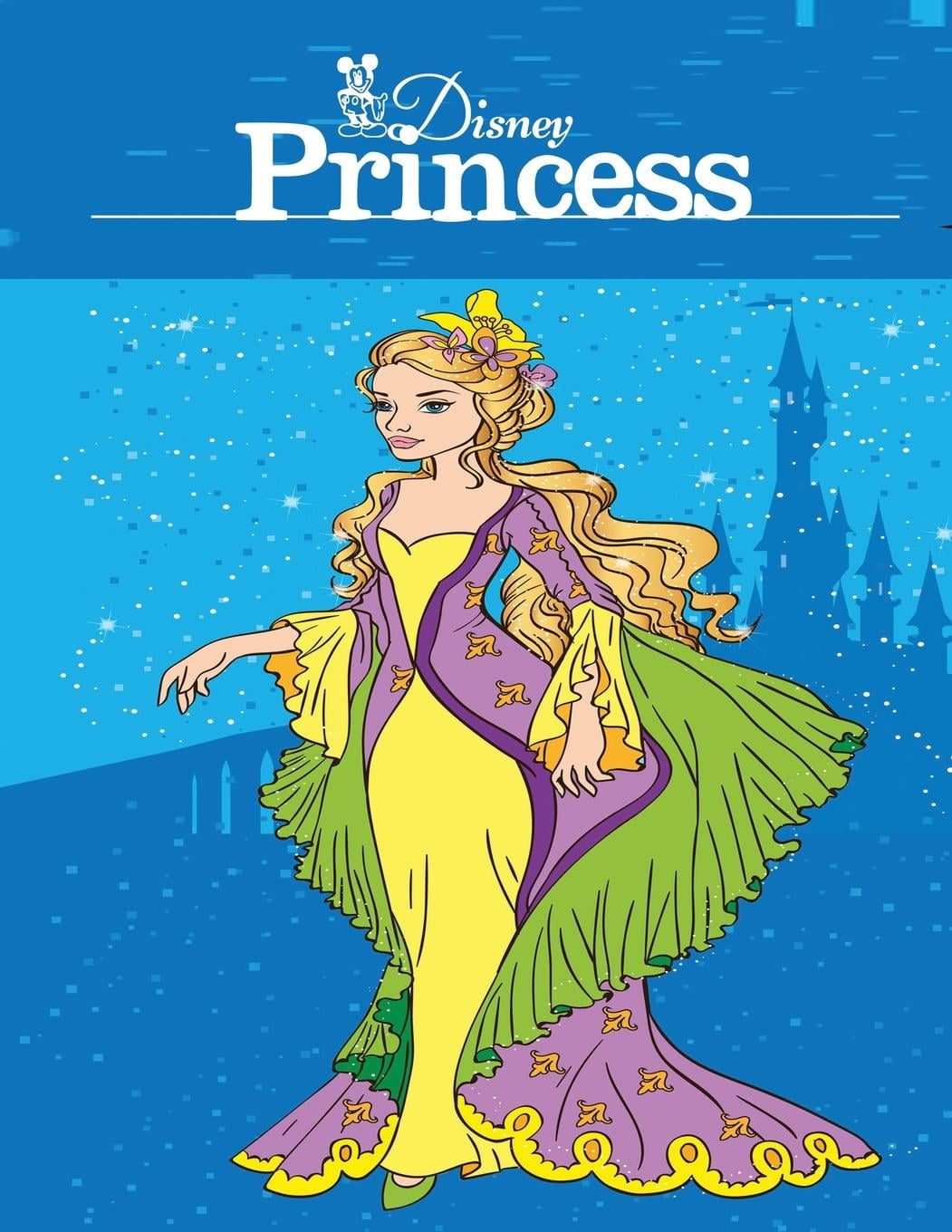 Disney Princess  Adult Coloring Book Beautiful designs to Inspire your  Creativity and Relaxation. Paperback