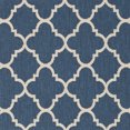 thumbnail image 2 of Safavieh Courtyard Collection Navy Indoor Outdoor Round Rug, 6'7' , Machine Made, Polypropylene, 2 of 5