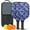 Pioneer Flower Floral-3, variant on Pickleball Paddles Set,Pioneer Flower Floral Print Pattern Fiberglass Surface Pickleball Racket Set with 2 Indoor Outdoor Pickleball Balls and Pickleball Bag,Pickle-ball Equipment
