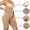 thumbnail image 4 of FITVALEN Seamless Women's Tummy Control Open Bust Mid-Thigh Bodysuit Shapewear, 4 of 6
