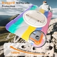 thumbnail image 3 of Case For Samsung Galaxy Tab A11,Anti Drop Silicone+PC Layer Protective Case Handle Stand ,Shoulder Strap, Heavy Duty Shockproof Three Proof Tablet Protective Case,Colorful Pink,For Galaxy Tab A11, 3 of 10