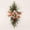 A#4, variant on Ynsdnzl 70CM Christmas Pine Wreath Decoration With Ribbon & Blooms - Hanging Ornament for Front Door, Fireplace & Wall Decor