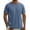 Blue #010, variant on Workout Shirts for Men Summer Quick Dry Athletic T-Shirts Short Sleeve Crew Neck Tops Breathable Comfy Running Blouses, S